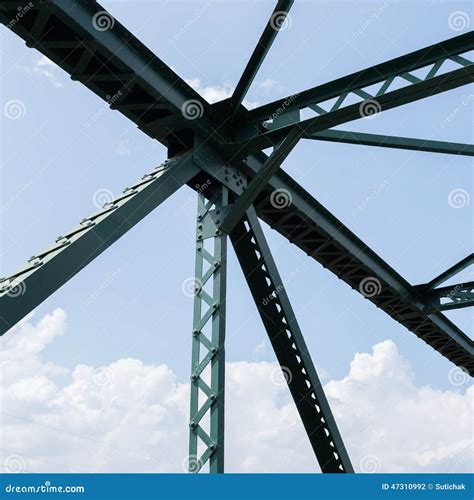 Iron Structure in Building Construction Stock Photo - Image of metal ...