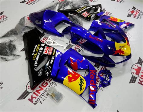 Fairings | Kawasaki ZX-6R 636 (2005-2006) Blue Red Bull