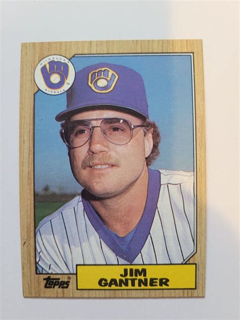 Topps Jim Gantner For Sale Online Ebay