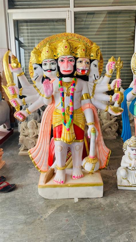 Marble Panchmukhi Hanuman Murti Size Fit At Rs In Ramgarh