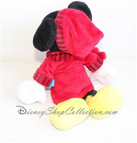 Peluche Mickey Disney Nicotoy Mickey En Peignoir Rouge Cm Disn