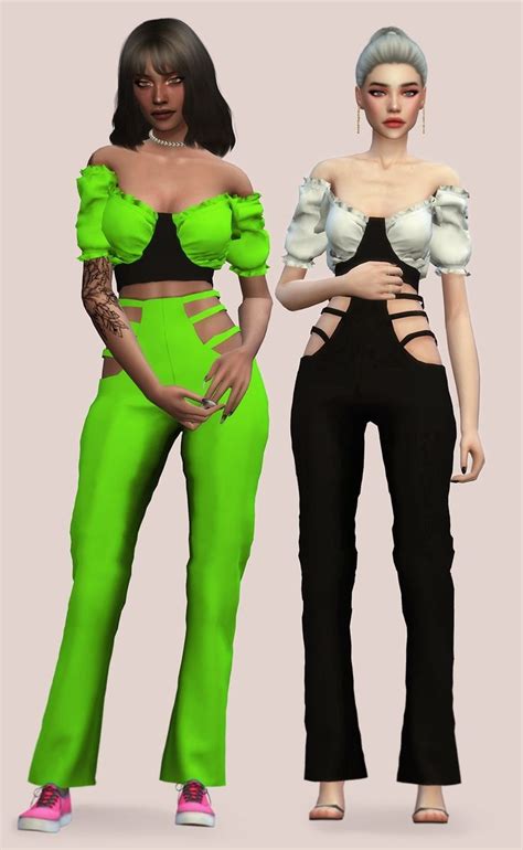 Korkassims Sims Dresses Swatch Top