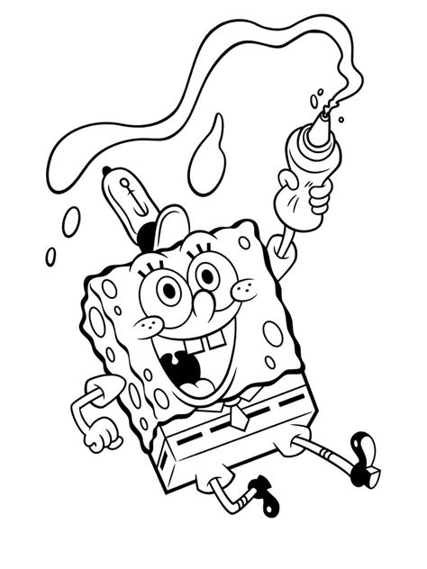 SpongeBob E Salsa Da Colorare Scarica Stampa O Colora Subito Online