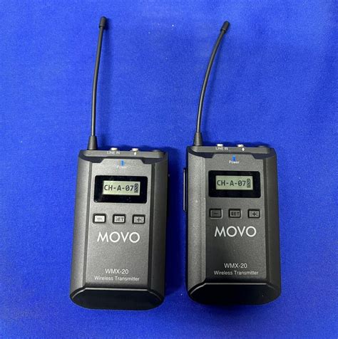 Movo Wmx Duo Uhf Wireless Lavalier Microphone System W