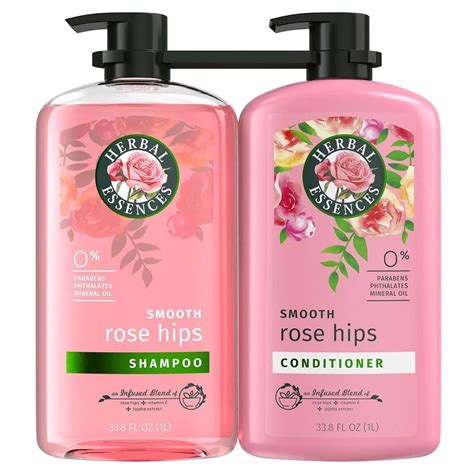 Herbal Essences Smooth Rose Hips Shampoo And Conditioner 338 Fl Oz Pack Of 2