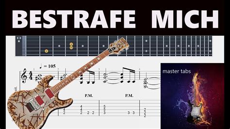 BESTRAFE MICH Rammstein Guitar Tab Mastertabs