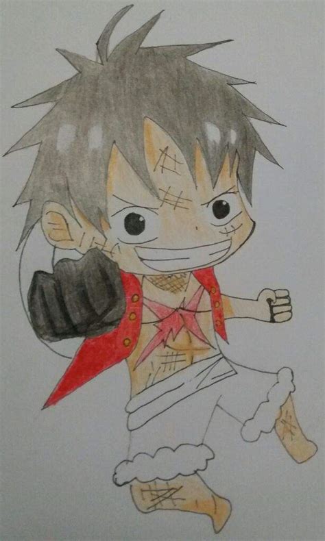 Luffy drawing (Chibi) | Anime Amino