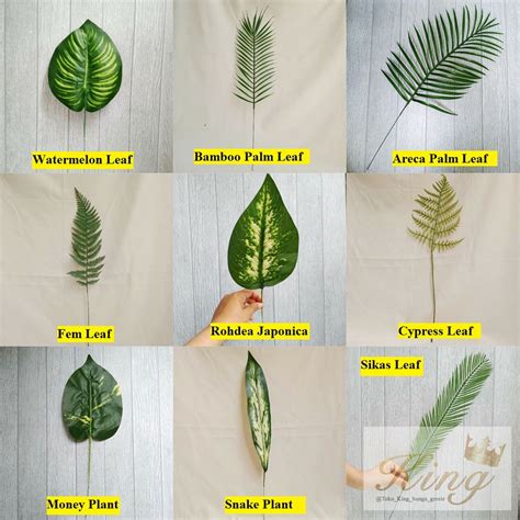 Jual Artificial Leave Leaf Daun Tanaman Palsu Buatan Plastik Imitasi