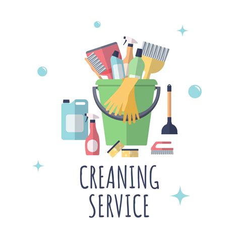 Cleaning Service Concept Poster Template For House Cleaning Services