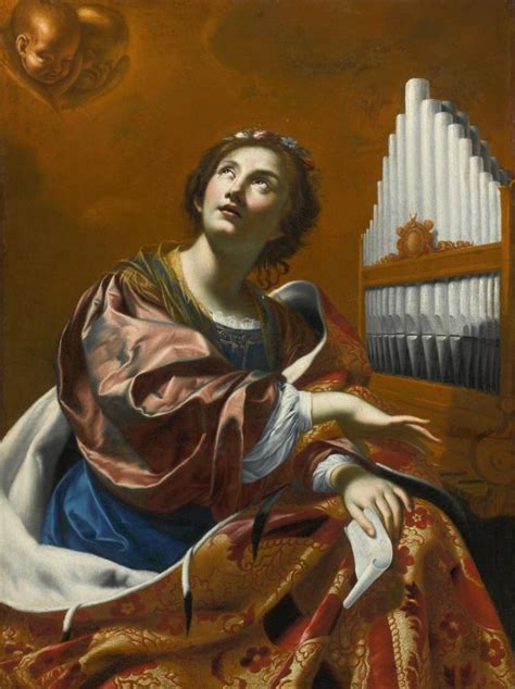 CIRCLE OF SIMON VOUET Saint Cecilia