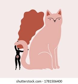 Cat Woman Naked Stock Vectors And Vector Art Shutterstock