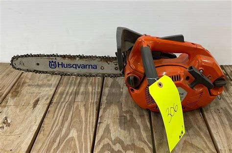 Husqvarna T Chainsaw Schneider Auctioneers Llc