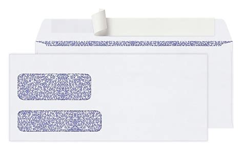 Office Depot Brand Security Envelopes Double Window X