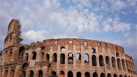 Rome, Italy, October 9, 2022: The Colosseum in Rome, Italy. The ancient ...