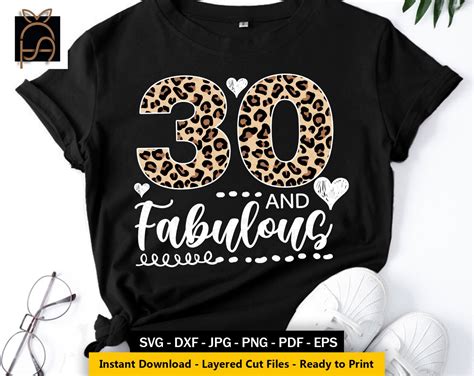 30 And Fabulous Svg Fabulous Svg 30th Birthday Svg Birthday Etsy