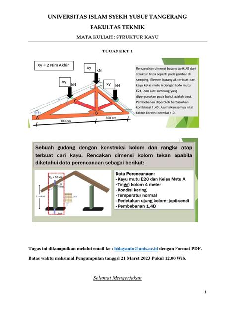 Soal Ekt 1 Struktur Kayu Pdf