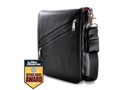 Leather messenger bag / backpack for iPad Air 1-2, Pro 9.7, Mini, etc.