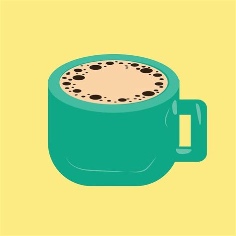 Premium Vector Coffee Cup Vector Illustration