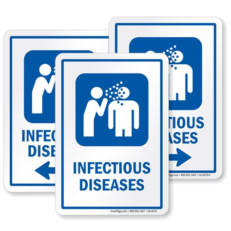 Infectious Diseases Sign Infectious Diseases Door Signs