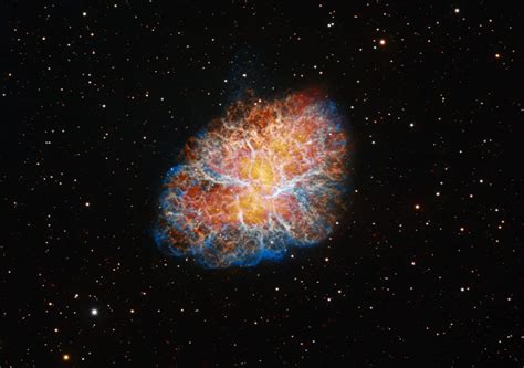 Supernova remnant "Crab Nebula" observed in 1054 The first object in ...