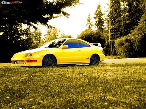 Boosted Honda Integra Type R Dc2r Yellow BoostCruising