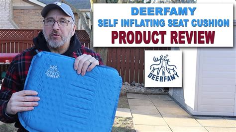 DEERFAMY Self Inflating Seat Cushion Review Self Inflating Camping