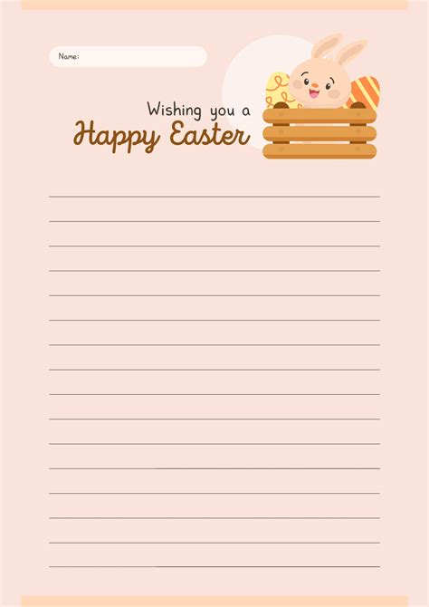 Easter Stationery 6 Free Pdf Printables Printablee