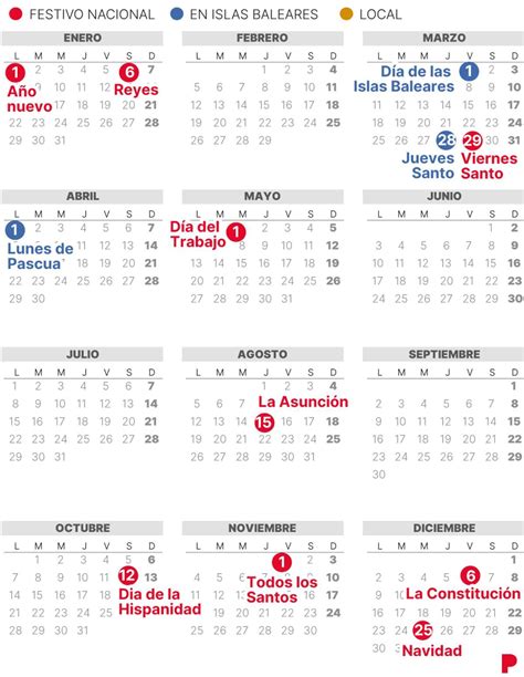 Calendario Laboral Ibiza Image To U