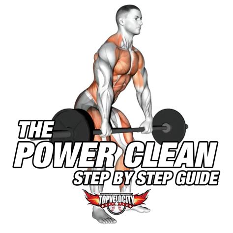 The Power Clean A Step By Step Guide Topvelocity