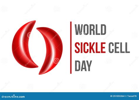 World Sickle Cell Day Sickle Cell Disease Awareness Stock