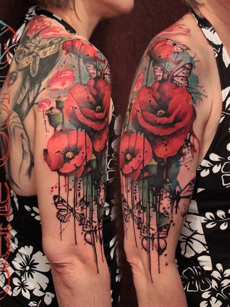 Beautiful Poppy Tattoos Art And Design