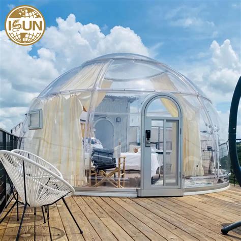 Luxury Clear Waterproof Glamping Dome Tent Outdoor Glamping Luxury