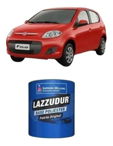 Tinta Automotiva Poli Ster Vermelho Alpine Fiat Ml Frete Gr Tis