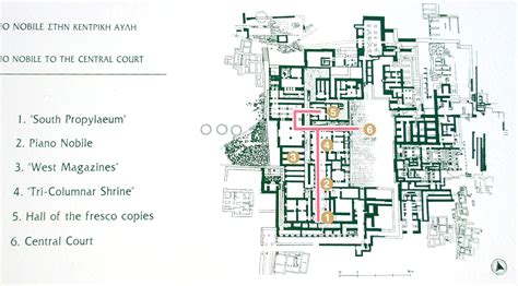 Knossos Palace Map