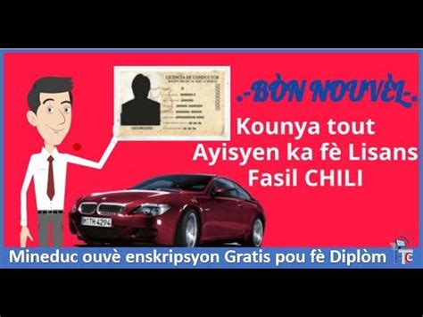 Ayisyen ki bezwen fè Lisans nan Chili Video saa se pou ou Valide Etud