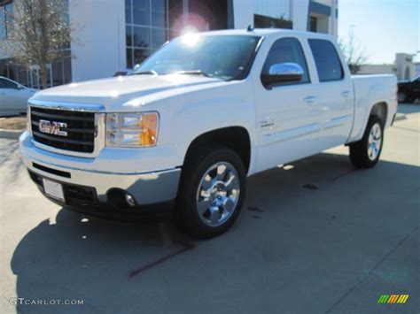 2010 Summit White Gmc Sierra 1500 Sle Texas Edition Crew Cab 25999891