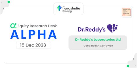 Alpha Dr Reddys Laboratories Ltd Equity Research DeskInsights