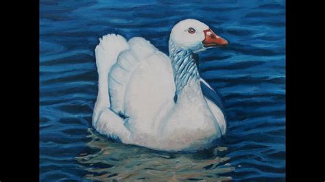 Paint A Goose With Five Oil Colors Step By Step Art Instruction Youtube