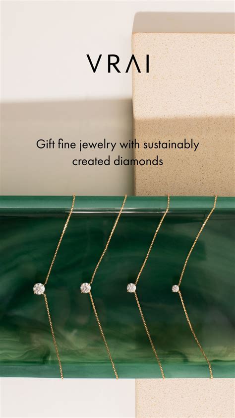 Solitaire Lab-Grown Diamond Necklace | VRAI | Womens necklaces fashion ...