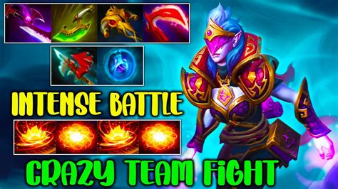 Intense Battle Insane Carry Templar Assassin Craz Team Fight Dota