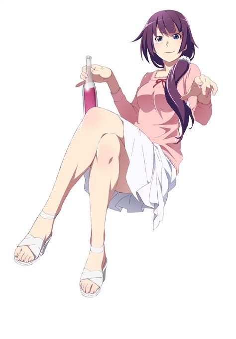 Senjougahara Hitagi Monogatari And 1 More Drawn By Watanabe Akio