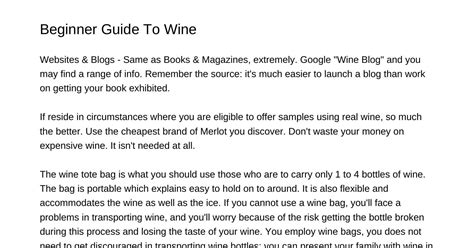 An Introduction Of Pairing Wine With Foodpzhpf Pdf Pdf Docdroid