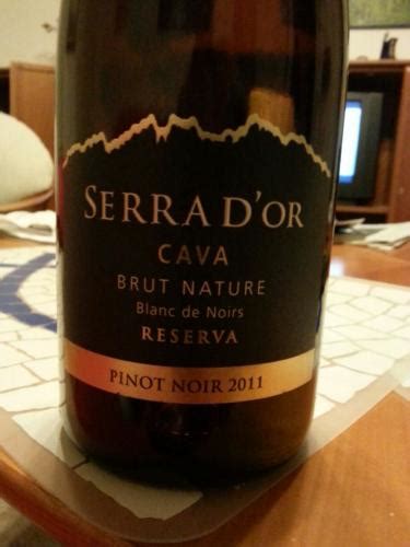 Serra D Or Pinot Noir Cava Reserva Blanc De Noirs Brut Nature Vivino US