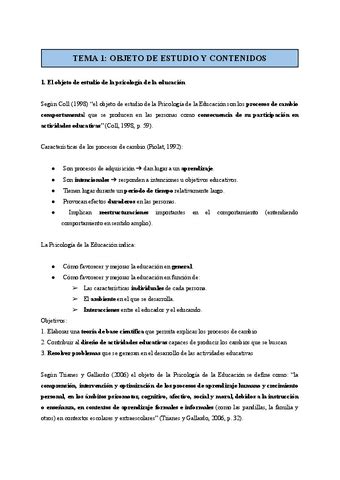 TEMA 1 PSICOLOGIA DE LA EDUCACION Pdf