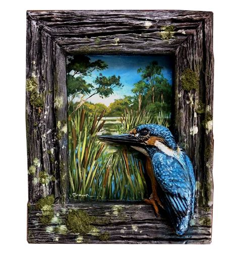 Kingfisher By Keith Sommer Paintings For Sale Bluethumb Online