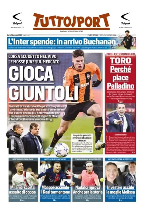 Le Prime Pagine Dei Giornali Sportivi Di Oggi Gennaio Calcioatalanta