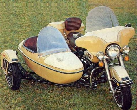 Harley Motorcycle With Sidecar