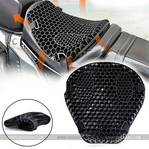 Motorcycle Honeycomb Gel Seat Cushion Bike Touring Cushion