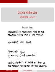 L2b Pdf Discrete Mathematics MATH1064 Lecture 5 Jonathan Spreer