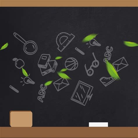 vector blackboard chalk drawing education background blackboard